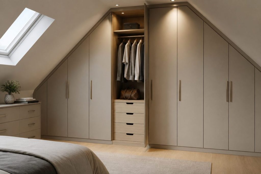 attic wardrobes
